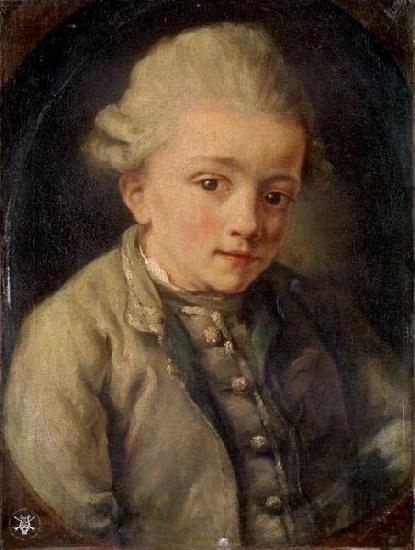Jean-Baptiste Greuze Portrait of a Boy Norge oil painting art